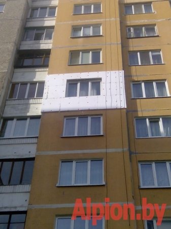 Утепление однокомнатной квартиры на ул.Шугаева, г.Минск -1