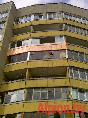 Утепление балкона на ул.Есенина, г.Минск -2