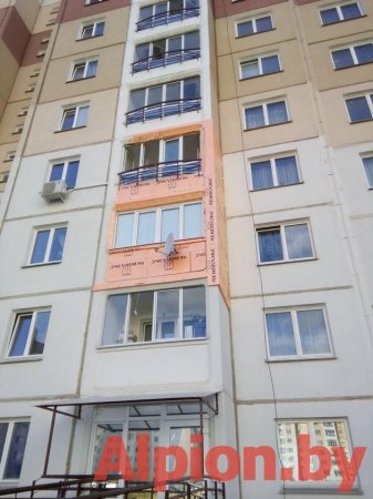 Утепление балкона на ул. Чичурина, Минск. -1